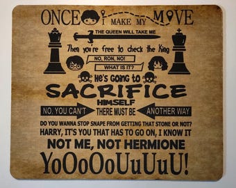 Harry Potter Quote Mouse Mat