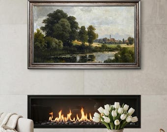 Cornice per TV Samsung, cornice per TV argento anticato, 43, 50, 55, 65, 75, 85 pollici, 2025 e 2025 Pro, cornice per TV argento, cornici per TV, fatte a mano, cornice per TV