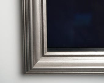 Cornice TV personalizzata KYOTO Silver, cornice TV fatta a mano, cornice per TV Samsung 2021-2025, cornice decorativa, cornice TV Samsung