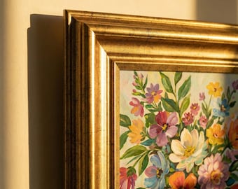 Cornice TV KYOTO Gold fatta a mano, cornice decorativa, cornice TV Samsung (2021–2025, LS03A • LS03B • LS03C • LS03D • LS03FA)