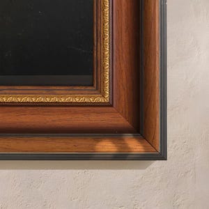 MADRID Custom Tv Frame, Samsung Frame Tv Bezel, Handmade Tv Frame, Brown Walnut Tv Frame, Compatible for Hisense Canvas Tv, TCL NXTFrame, LG