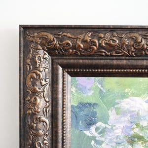 Moldura marrom escura ROME, moldura para TV Samsung Frame, moldura de TV moderna e rústica feita à mão, moldura personalizada para TV NXTFrame, moldura decorativa.