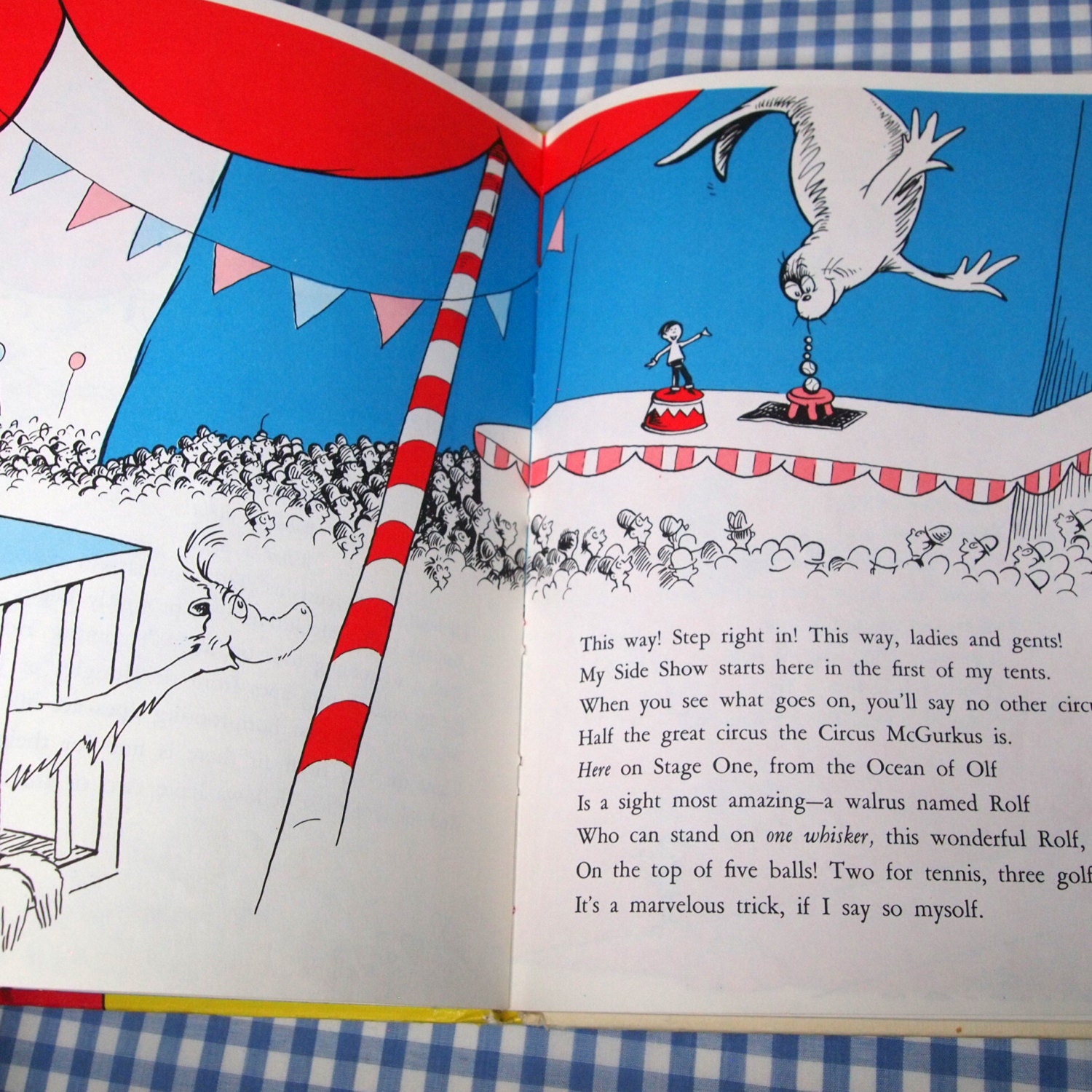 If i ran the circus vintage 1956 children's book | Etsy