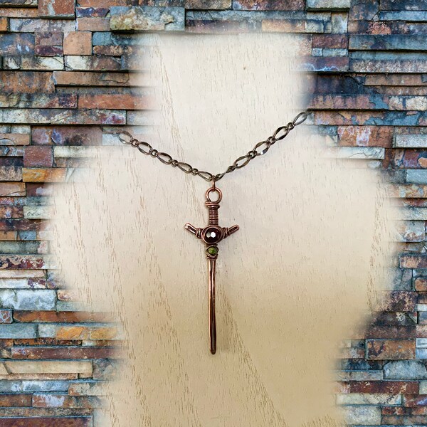 Wire Wrapped Swords Etsy