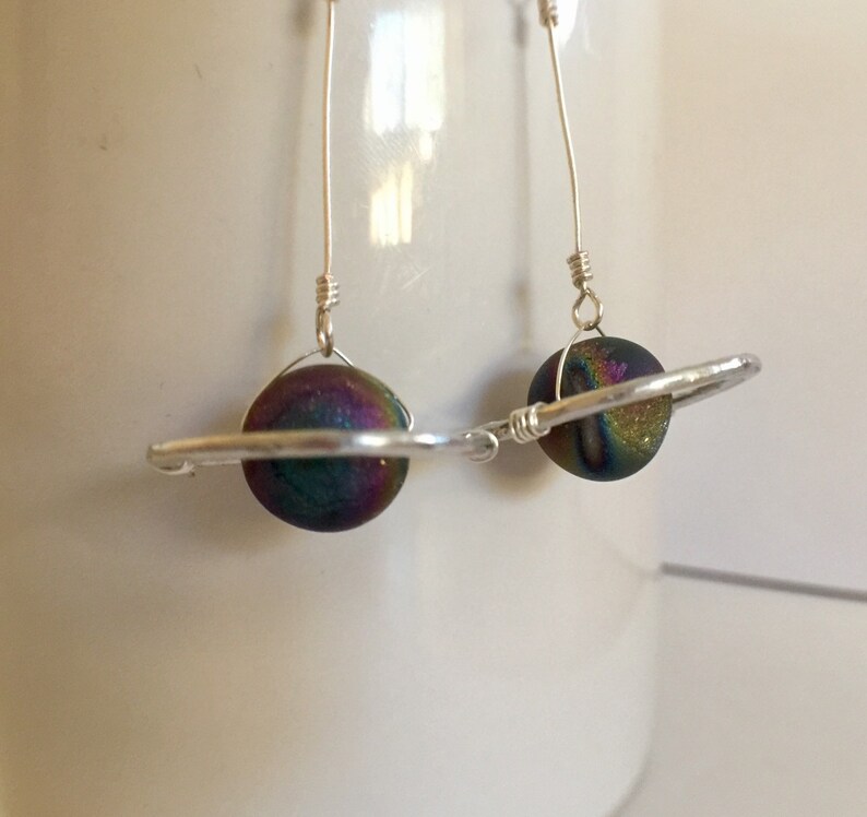 saturn earrings amazon