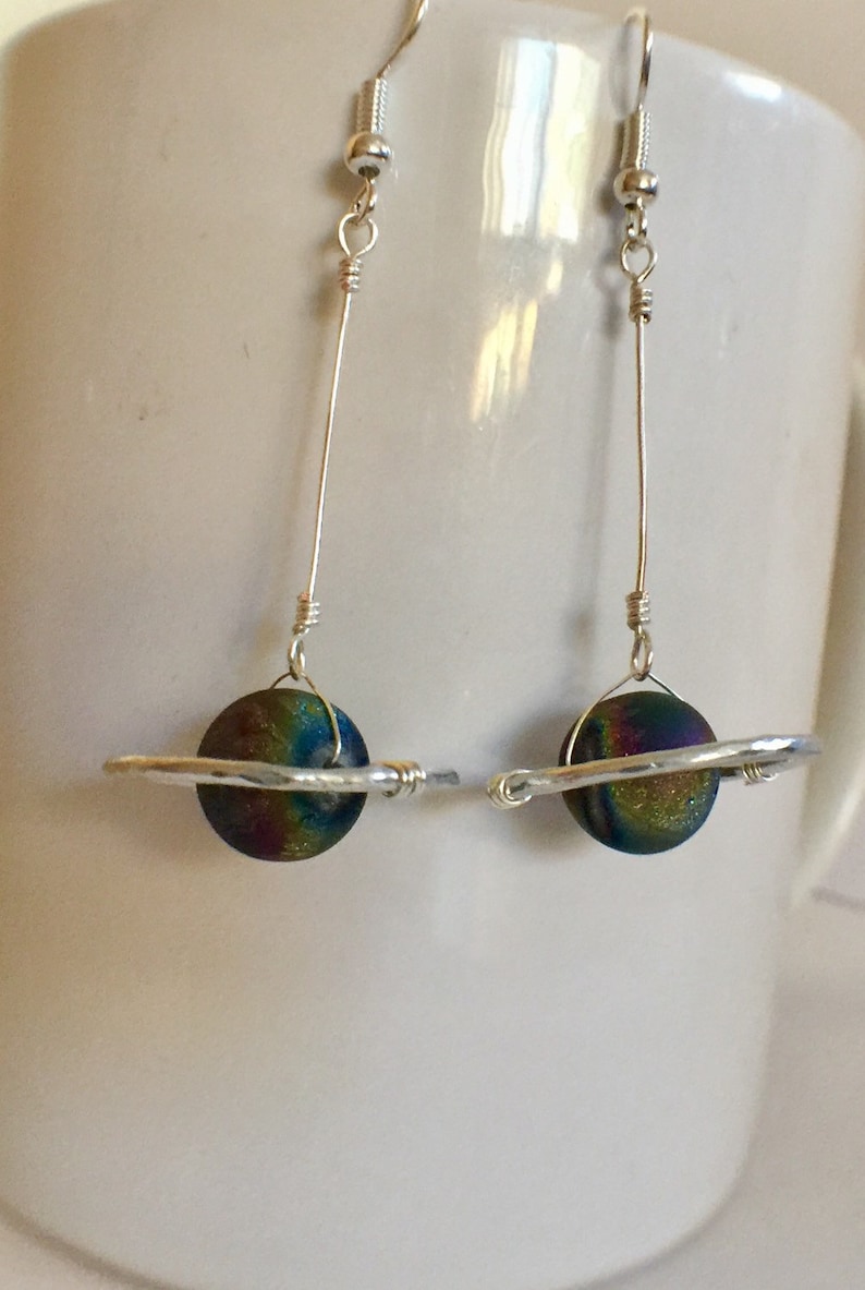 saturn earrings amazon