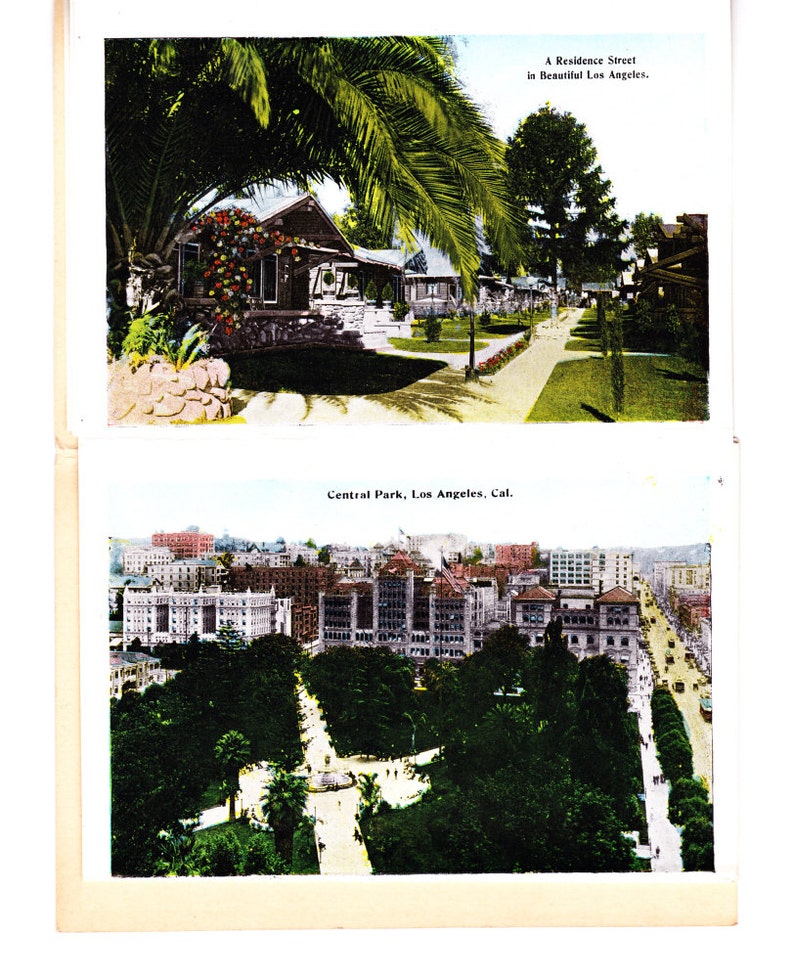 Postcard Packet of Los Angeles California by Tichnor Bros Inc Etsy