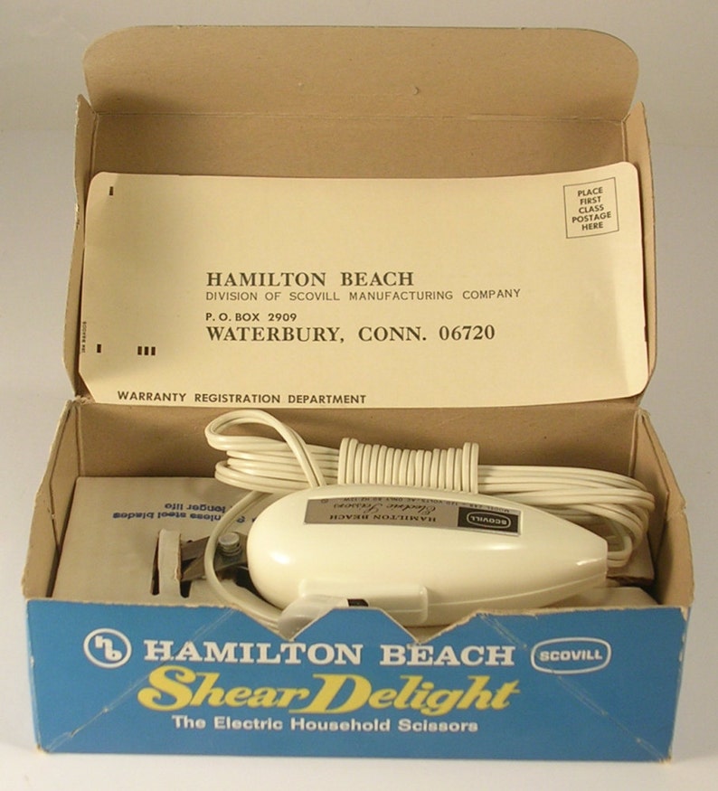 Hamilton Beach Shear Delight Model No. 248W Electric Scissors Etsy