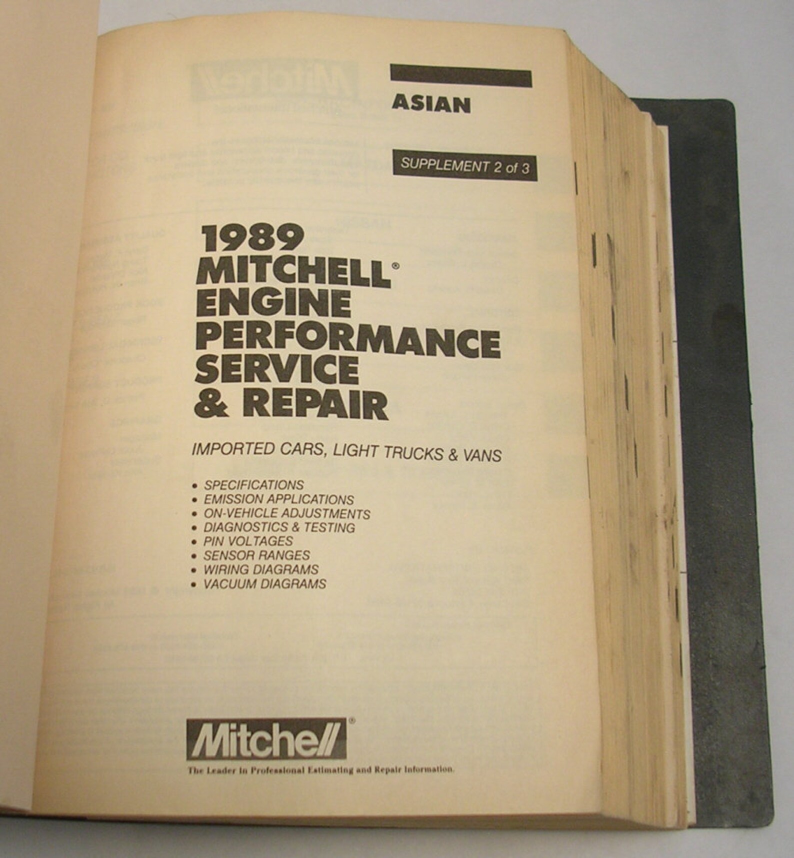 Mitchell Service & Repair Manual 1989 Imported Cars Light Etsy