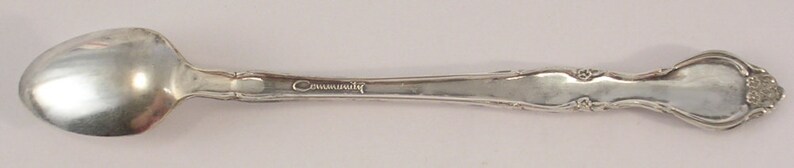 Community Brand Affection 1960 Pattern Infant Feeding Spoon 5.5 Silverplate