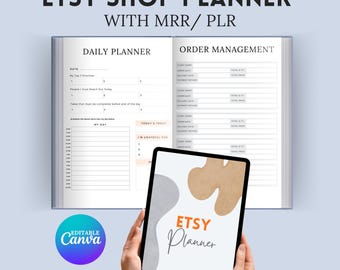 Etsy Shop Planner, Etsy Business Plan (Digital Download)