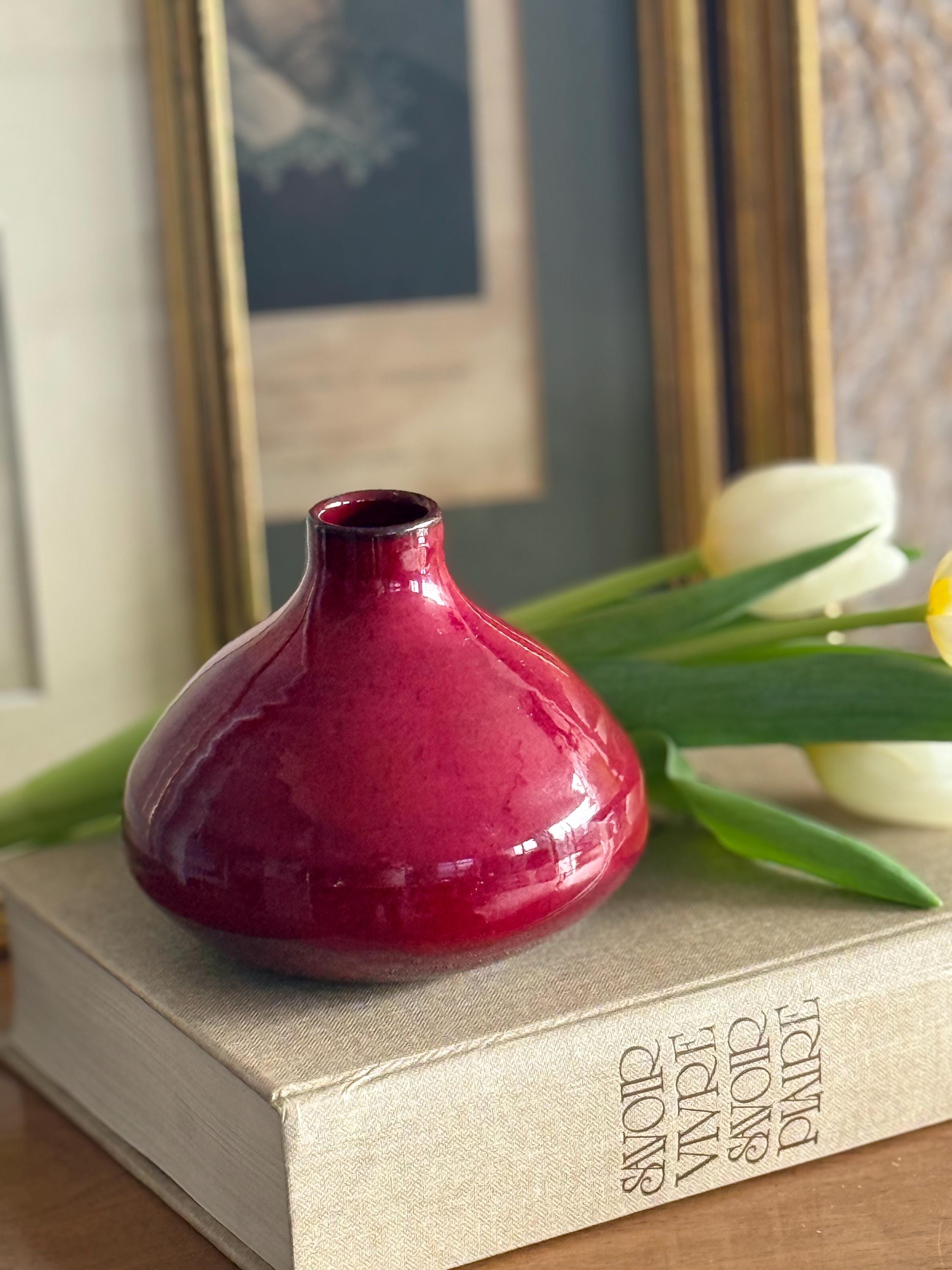 Mid Century Vase - Etsy Canada