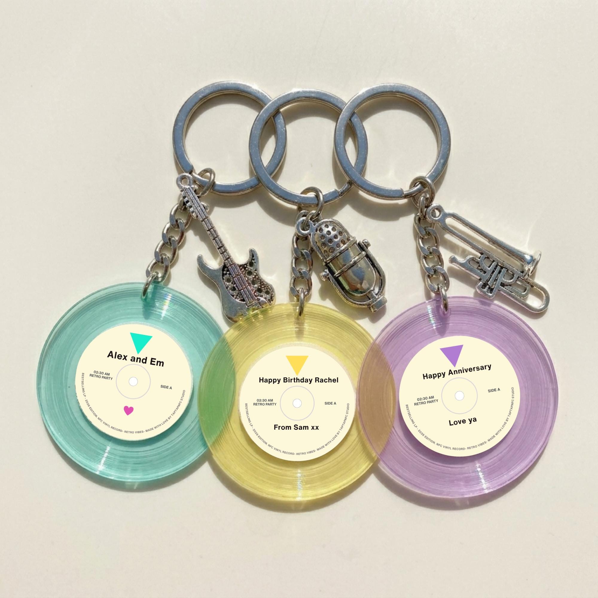 Nfc mini vinyl record - Etsy 日本