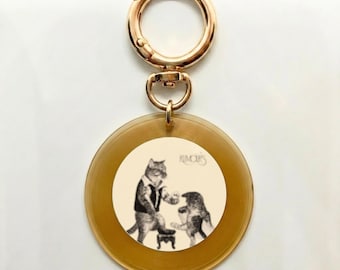 Custom album vinyl record keychain with NFC, any links avaiable
