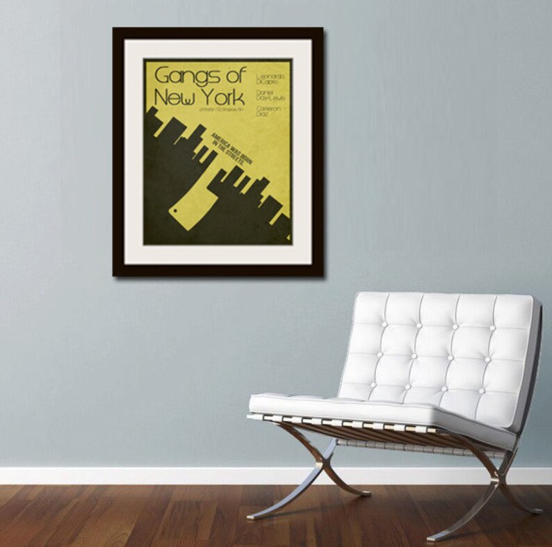 Gangs of New York Minimalist Movie Poster / Multiple Sizes | Etsy