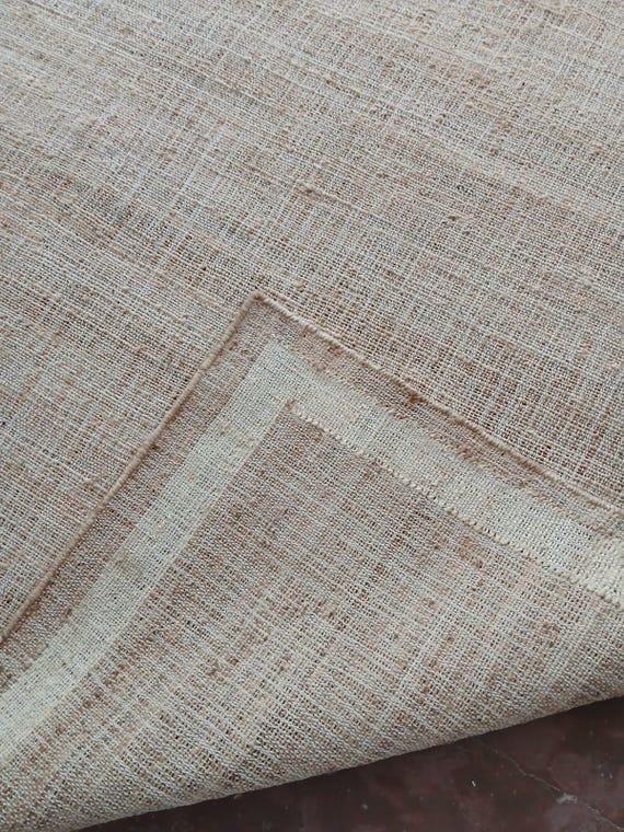 Handwoven Natural Jute Carpet with Minimal Border – Eco-Friendly Rustic Area Rug