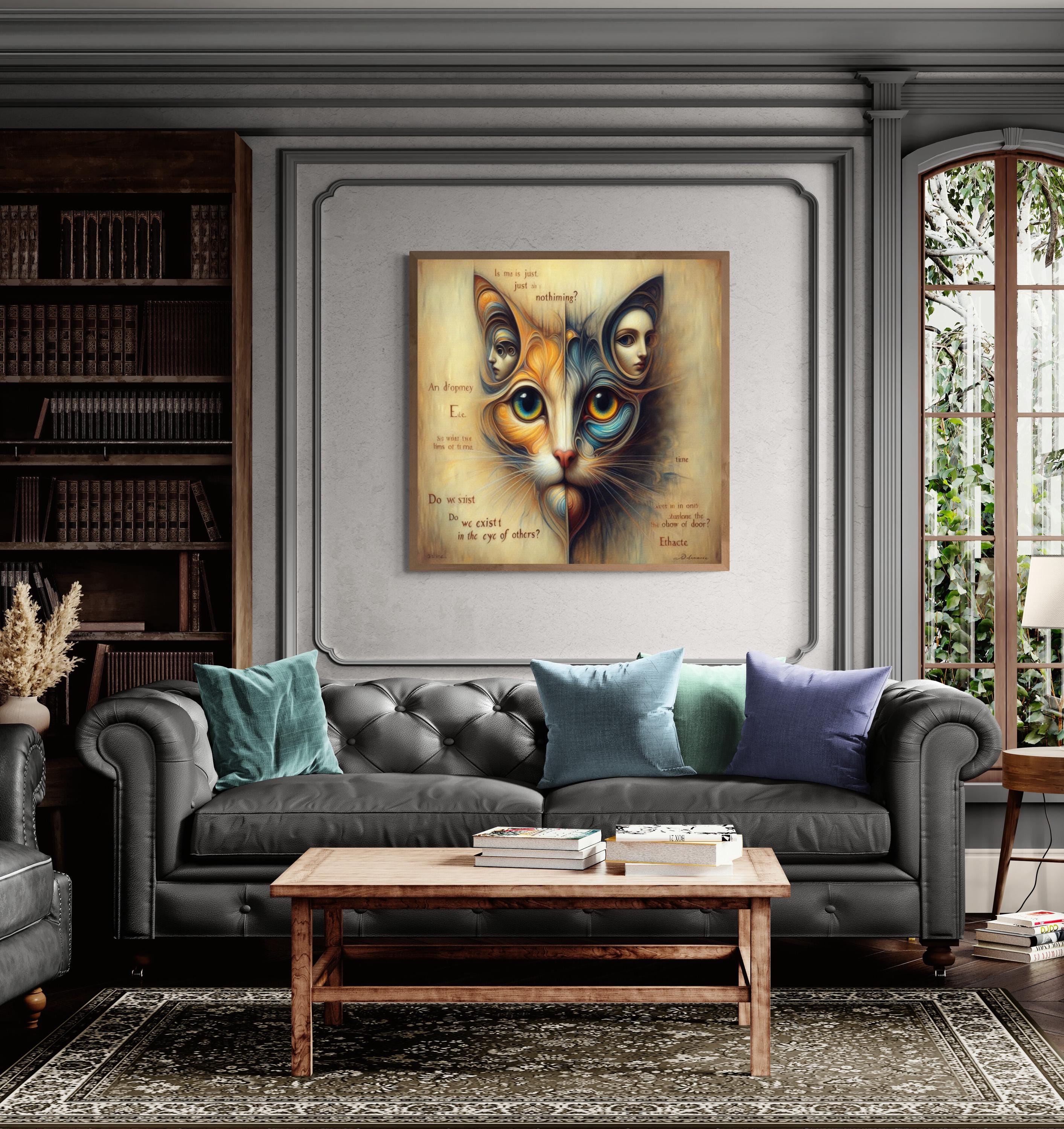Buy Feline Spiritual Painting Online In India - Etsy India