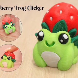 3D Printed Strawberry Frog Clicker