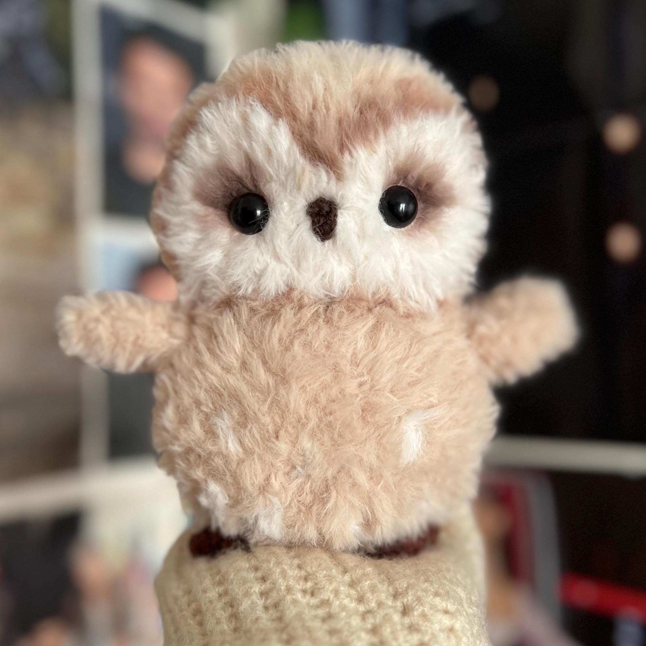 Fluffy Baby Owl - Handmade Crochet Plushie