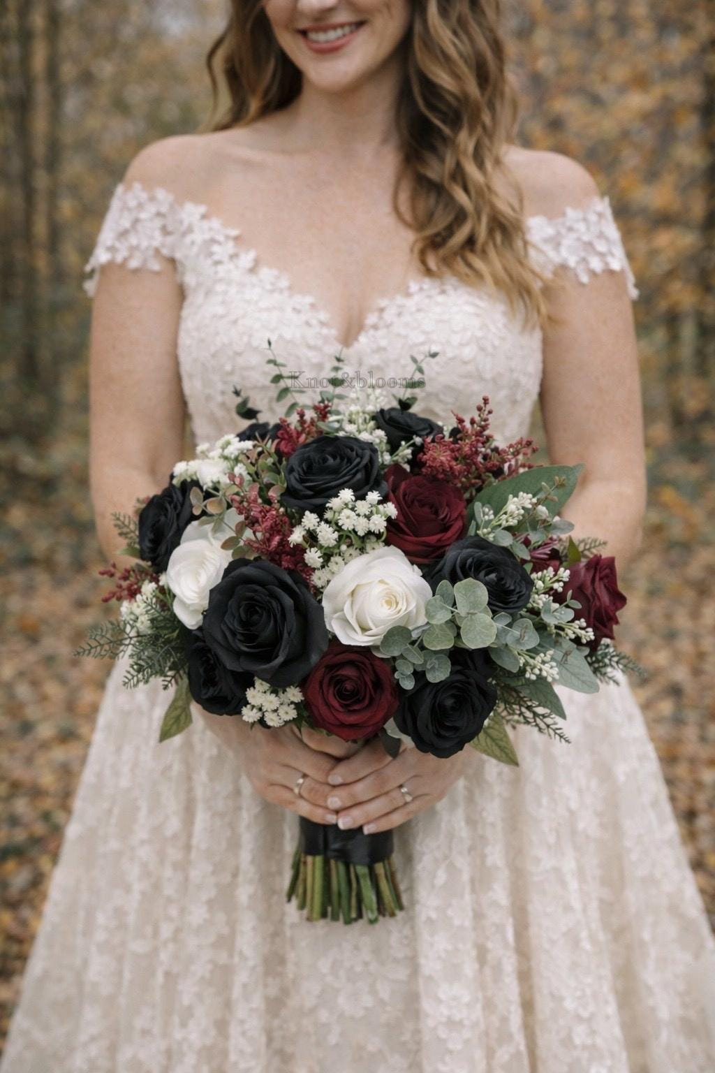 Burgundy Bouquet - Etsy