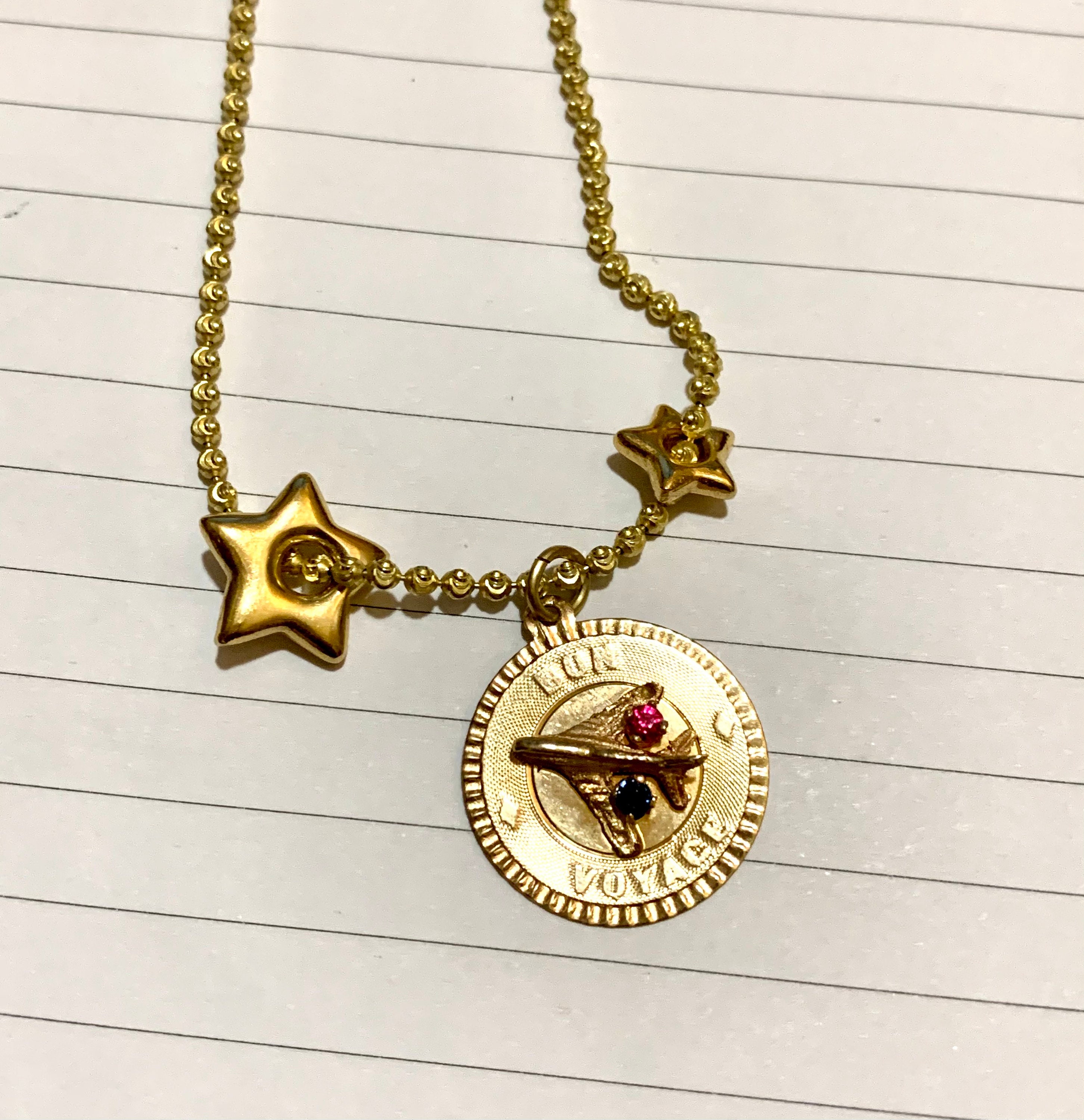 Fortunebaby [EXCLUSIVE] 14K Gold Large Puffy Star Charm — Etc