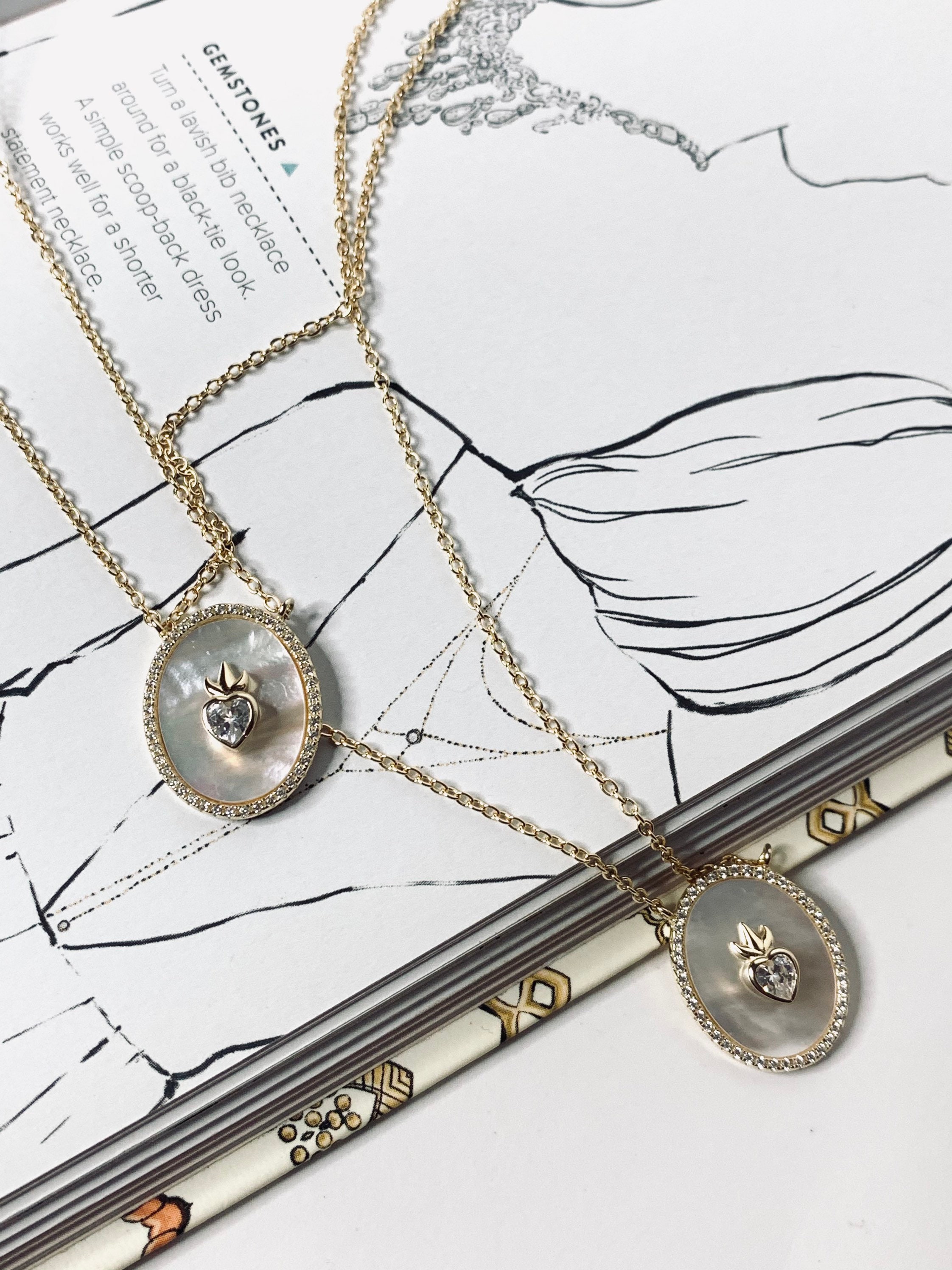 Hearts on on sale fire star necklace