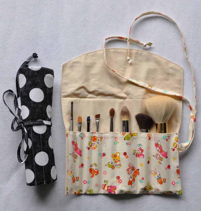 Diy Makeup Brush Roll Bag Makeup Vidalondon