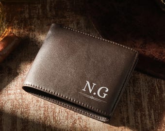 Personalized  Leather Wallet for Men, Custom Bifold Wallet, Handmade Wallet, Father’s Day Gift, Anniversary Gift For Him, Husband, Boyfriend
