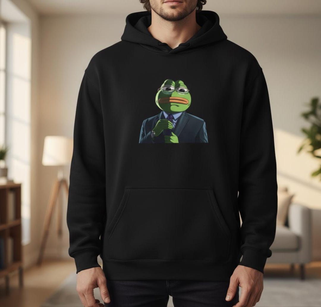 Pepe The Frog Hoodie Meme Character Sweatshirt Boss Pepe Hoodie Pepe The Frog Hoodie Meme Character Sweatshirt Boss Pepe Hoodie