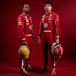 Charles Leclerc-Stil Kartanzug | Cordura 600D, Individualisierbar