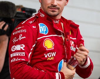Custom Charles Leclerc Inspired Karting Suit – Formula Style Cordura 600D Racewears