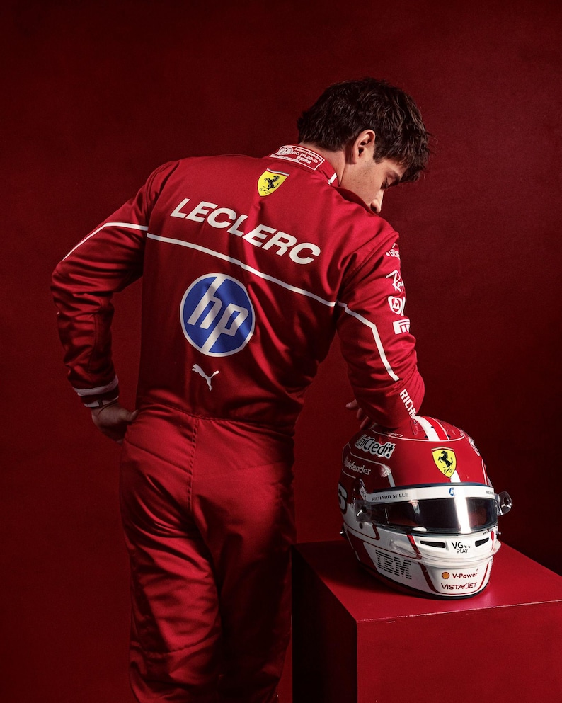 Custom Charles Leclerc Inspired Karting Suit – Formula Style Cordura 600D Racewear image 3