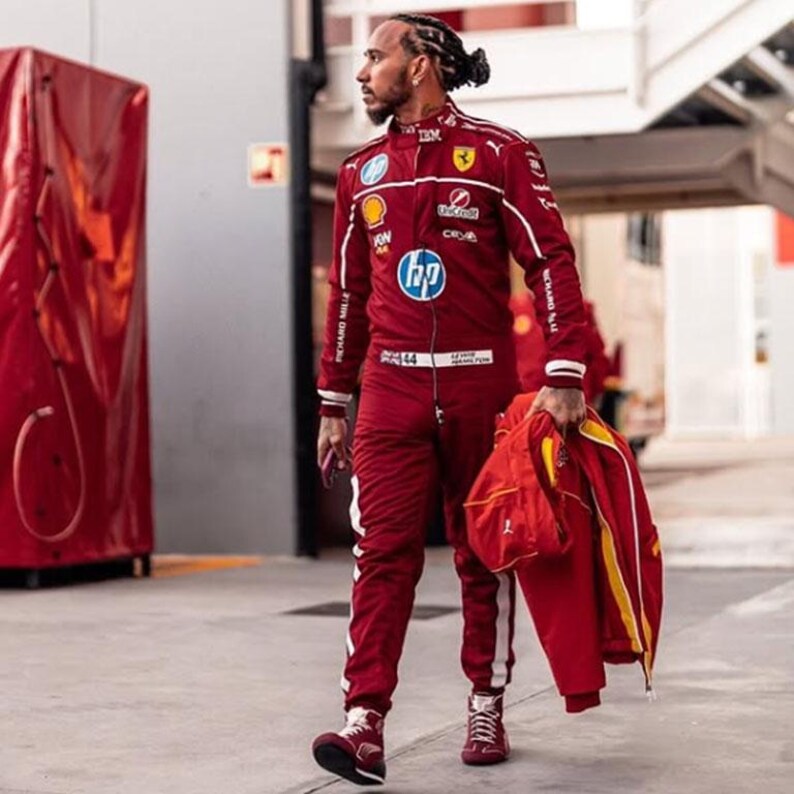 Custom Charles Leclerc Inspired Karting Suit – Formula Style Cordura 600D Racewear image 2