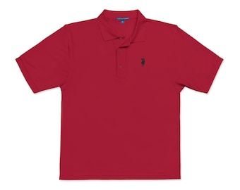 Québecool Polo Shirt Embroidered Logo Classic Minimalist Polo Shirt Unisex Casual Golf Shirt Streetwear Clean Style