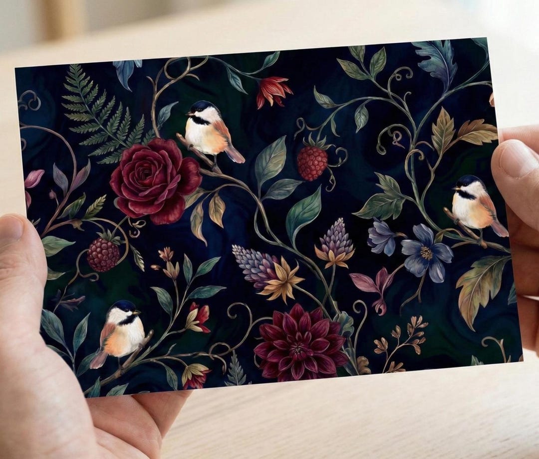 Bird Greeting Card Design Inspiration Nature Artwork Botanical ...