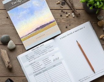 Bird Watching Journal Field Notebook Birding Enthusiast Nature Diary Wildlife Recording Sighting Log Book Ornithology Guide Avian