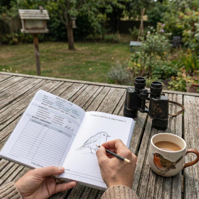 Bird Watching Journal Birding Field Notebook Birdwatcher Gift Idea ...