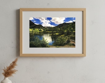 Limited Edition Fine Art Colorado Mountain Print Gift for Art Collector Mountain Lover