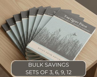 Bulk Birding Log Book Bundle Birdwatcher Group Gift Songbird Watching Club Journal Nature Observation Field Notebook Pack