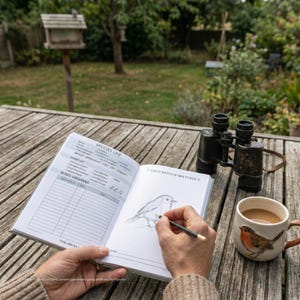Birding Field Notebook Wildlife Recording Journal Bird Watching Log Illustrated Species Guide Nature Observation Diary Perfect Birdwatcher Gift Avian Sighting Record Book Habitat Documentation System Outdoor Adventure Companion Detailed