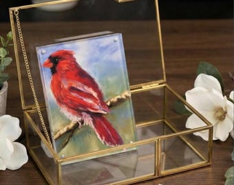 Bird Art Print Club Gallery Wall Feathers of Faith Monthly Mail Giclée Pastel Nature Birdwatcher Subscription Bird Lover Christian Print