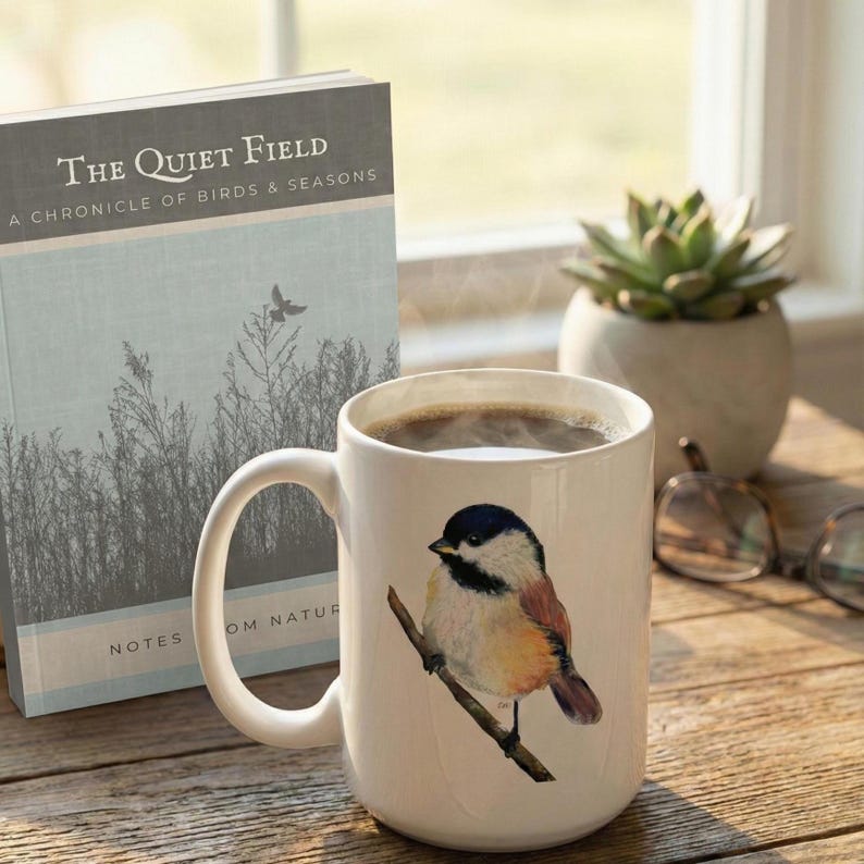 Illustrated Bird Journal Nature Recording Notebook Wildlife Observation Log Birdwatcher Field Guide Species Identification Book Perfect Gift Idea Avian Tracking System Habitat Documentation Helper Backyard Birding Essential Nature