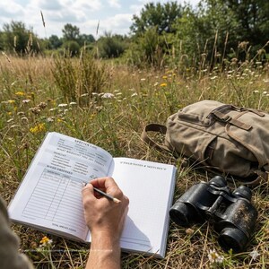 Nature Observation Birding Journal Bird Watching Notebook Field Guide Record Book Wildlife Tracking Log Illustrated Birding Diary Perfect Birdwatcher Gift Avian Species Documentation Habitat Recording System Backyard Bird Enthusiast Present Nature
