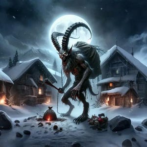 Krampus Playmat