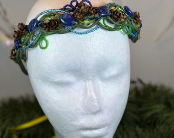 Fairy Crown| Woodland Dew  | Vine Headpiece  | Elven Hair Jewelry