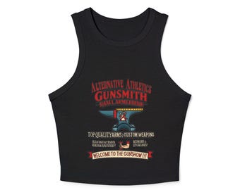 Camiseta sin mangas con estampado de la feria de armas de American Gunsmith