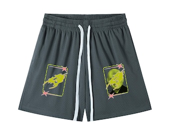 Wr. Morldwide - Mesh Drawstring Shorts