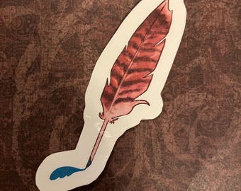 Quill Pen Sticker