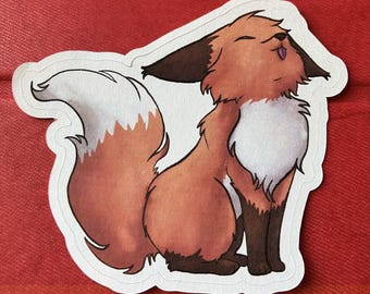 Silly Fox Sticker