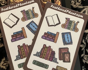 Books Sticker Sheet